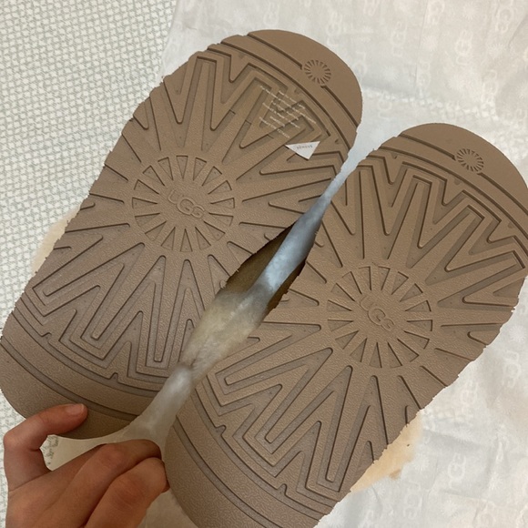 NEW UGG Disquette Slippers Chestnut Sz 8 - Picture 5 of 7